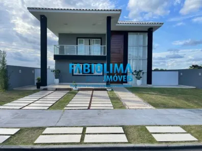Casa de Condomínio com 4 Quartos à venda, 450m² no Alphaville (Abrantes), Camaçari