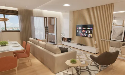 Apartamento com 3 Quartos à venda, 105m² no Bacacheri, Curitiba
