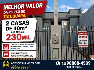 Casa com 2 Quartos à venda, 40m² no Tatuquara, Curitiba