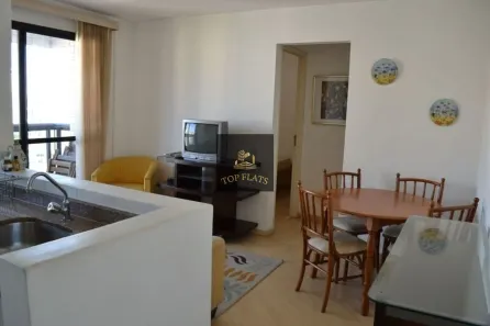 Flat com 1 Quarto para alugar, 40m² no Vila Nova Conceição, São Paulo