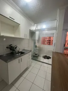 Apartamento com 2 Quartos para alugar, 48m² no Vila Mogilar, Mogi das Cruzes