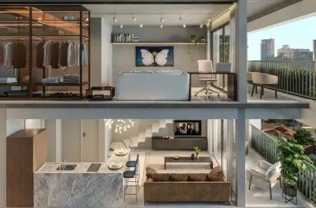 Apartamento com 1 Quarto à venda, 61m² no Indianópolis, São Paulo