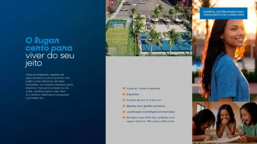 Apartamento com 2 Quartos à venda, 44m² no Federação, Salvador