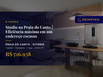 Apartamento com 1 Quarto à venda, 23m² no Praia do Canto, Vitória