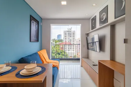 Apartamento com 1 Quarto para alugar, 24m² no Perdizes, São Paulo
