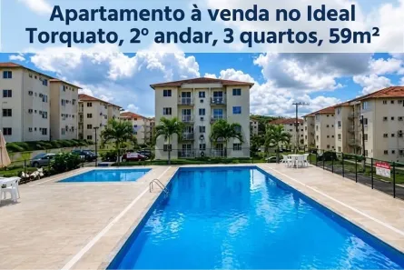 Apartamento com 3 Quartos à venda, 59m² no Tarumã-Açu, Manaus
