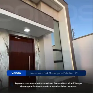 Casa com 3 Quartos à venda, 215m² no COHAB Massangano, Petrolina