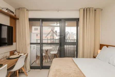 Apartamento com 1 Quarto para alugar, 26m² no Perdizes, São Paulo