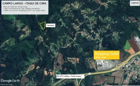 Fazenda/Sítio à venda, 20000m² no Itaqui de Cima, Campo Largo