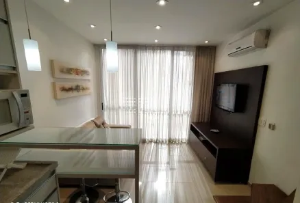 Flat com 1 Quarto para alugar, 48m² no Cidade Monções, São Paulo