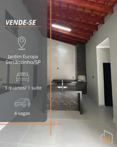Casa com 3 Quartos à venda, 149m² no Jardim Nova Europa, Sertãozinho