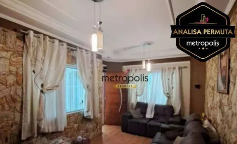 Sobrado com 3 Quartos à venda, 245m² no Parque São Vicente, Mauá