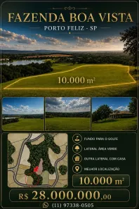 Lote/Terreno à venda, 10000m² no 5, Porto Feliz