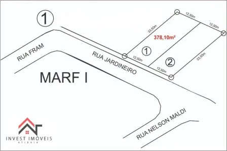 Lote/Terreno à venda, 378m² no Jardim Marginal, Bom Jesus dos Perdões