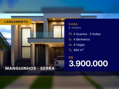 Casa com 4 Quartos à venda, 484m² no Manguinhos, Serra