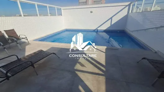 Apartamento com 2 Quartos para alugar, 99m² no Boqueirão, Santos