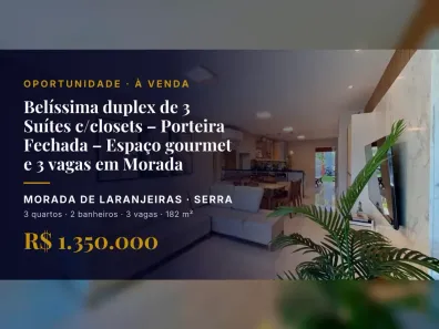 Casa com 3 Quartos à venda, 182m² no Morada de Laranjeiras, Serra