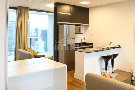 Apartamento com 1 Quarto para alugar, 42m² no Vila Olímpia, São Paulo