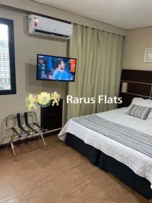 Flat com 1 Quarto para alugar, 28m² no Chácara Santo Antônio (Zona Sul), São Paulo