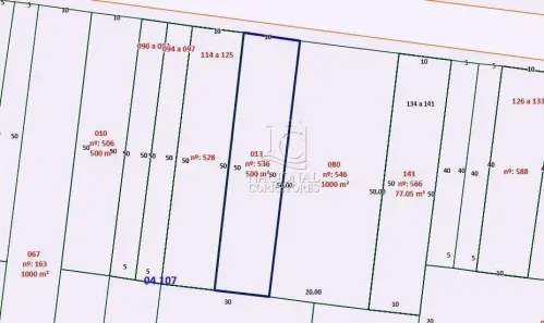 Lote/Terreno à venda, 500m² no Parque das Nações, Santo André