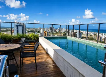 Apartamento com 2 Quartos para alugar, 60m² no Manaíra, João Pessoa
