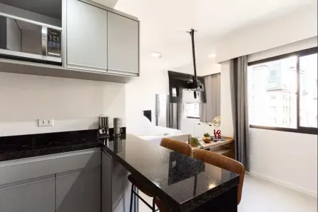 Kitnet com 1 Quarto à venda, 32m² no Indianópolis, São Paulo