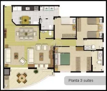 Apartamento com 4 Quartos à venda, 122m² no Tamboré, Santana de Parnaíba