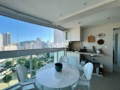 Apartamento com 3 Quartos à venda, 165m² no Ponta da Praia, Santos