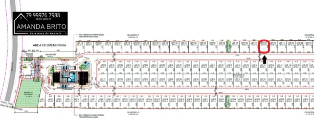 Lote/Terreno à venda, 215m² no , Barra dos Coqueiros