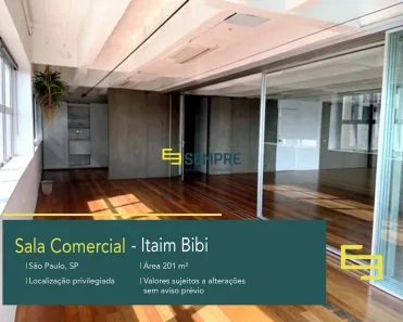 Sala Comercial para alugar, 201m² no Jardim Paulistano, São Paulo