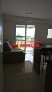 Apartamento com 1 Quarto para alugar, 38m² no Jardim Flor da Montanha, Guarulhos
