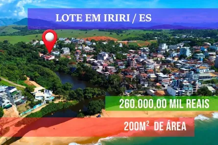 Lote/Terreno à venda, 200m² no Iriri, Anchieta