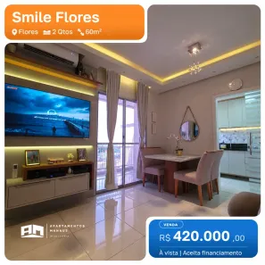 Apartamento com 2 Quartos à venda, 60m² no Flores, Manaus