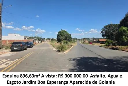 Lote/Terreno à venda, 896m² no Jardim Boa Esperança, Aparecida de Goiânia