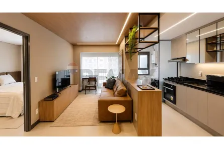 Apartamento com 1 Quarto para alugar, 52m² no Alphaville Centro Industrial e Empresarial/Alphaville., Barueri