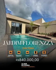 Casa com 3 Quartos à venda, 155m² no Jardim Florenzza, Sertãozinho