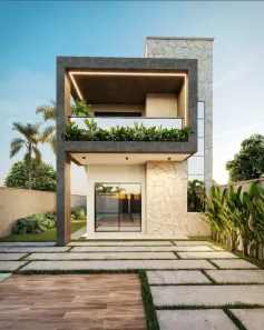 Sobrado com 3 Quartos à venda, 116m² no Tamatanduba, Eusébio