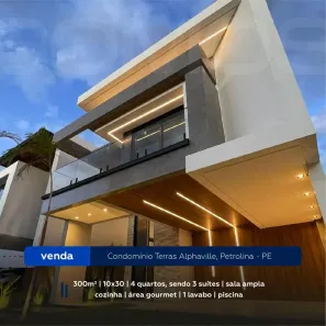 Casa de Condomínio com 4 Quartos à venda, 253m² no Boa Esperança, Petrolina