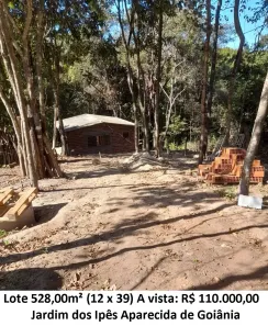 Lote/Terreno à venda, 528m² no Jardim Ipê, Aparecida de Goiânia