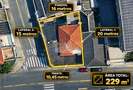 Imóvel Comercial com 3 Quartos à venda, 178m² no Vila Alzira, Santo André