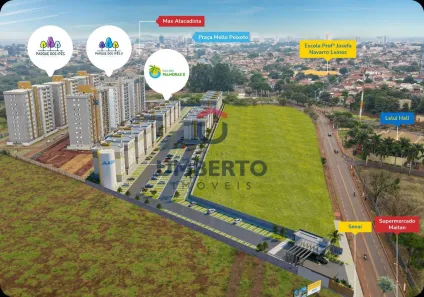 Apartamento com 2 Quartos para alugar, 42m² no Jardim Santa Fé, Ourinhos
