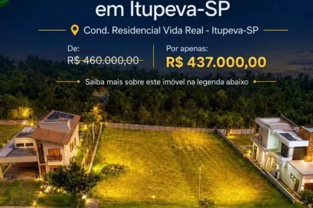 Lote/Terreno à venda, 1127m² no Residencial Green Park, Itupeva
