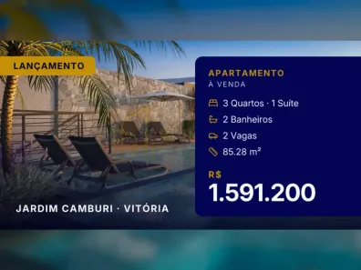 Apartamento com 3 Quartos à venda, 85m² no Jardim Camburi, Vitória