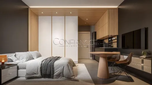 Apartamento com 1 Quarto à venda, 17m² no Batel, Curitiba