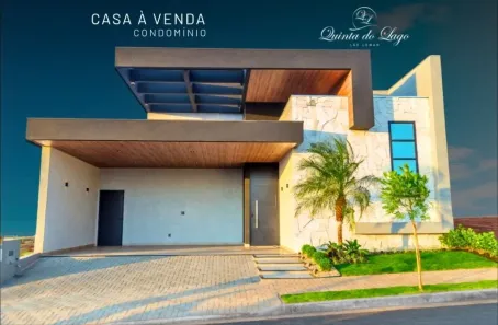 Casa de Condomínio com 3 Quartos à venda, 180m² no Quinta do Lago - Lac Léman, São José do Rio Preto