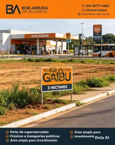 Lote/Terreno à venda, 30000m² no Gaibú, Cabo de Santo Agostinho