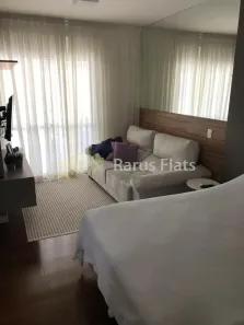 Flat com 1 Quarto para alugar, 34m² no Indianópolis, São Paulo