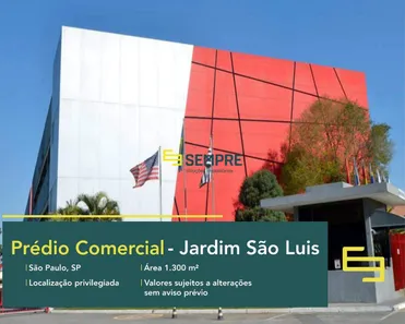 Prédio Comercial para alugar, 1300m² no Jardim São Luís, São Paulo