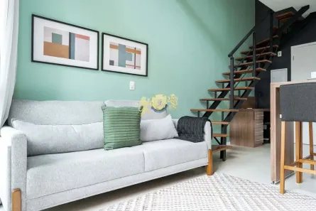 Flat com 1 Quarto à venda, 60m² no Cidade Monções, São Paulo