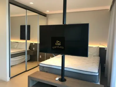Flat com 1 Quarto para alugar, 46m² no Pinheiros, São Paulo